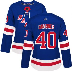 Dámské NHL New York Rangers dresy 40 Michael Grabner Authentic královská modrá Adidas Domácí