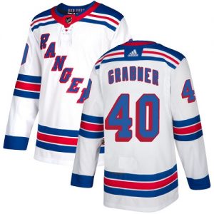 Dětské NHL New York Rangers dresy 40 Michael Grabner Authentic Bílý Adidas Venkovní