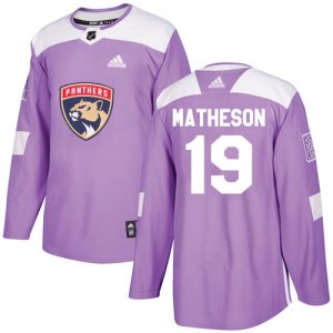 Pánské NHL Florida Panthers dresy 19 Michael Matheson Authentic Nachový Adidas Fights Cancer Practice