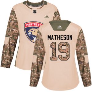 Dámské NHL Florida Panthers dresy 19 Michael Matheson Authentic Camo Adidas Veterans Day Practice