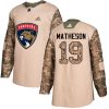 Dětské NHL Florida Panthers dresy 19 Michael Matheson Authentic Camo Adidas Veterans Day Practice