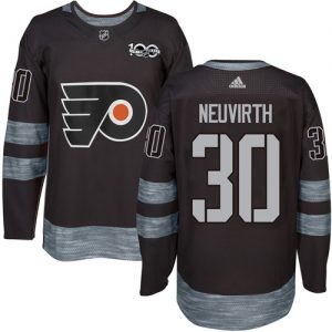 Pánské NHL Philadelphia Flyers dresy 30 Michal Neuvirth Authentic Černá Adidas 1917 2017 100th Anniversary