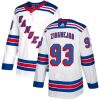 Pánské NHL New York Rangers dresy 93 Mika Zibanejad Authentic Bílý Adidas Venkovní