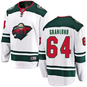Pánské NHL Minnesota Wild dresy 64 Mikael Granlund Breakaway Bílý Fanatics Branded Venkovní