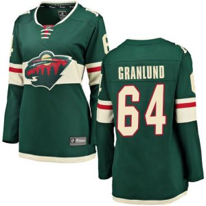 Dámské NHL Minnesota Wild dresy 64 Mikael Granlund Breakaway Zelená Fanatics Branded Domácí