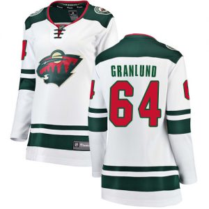 Dámské NHL Minnesota Wild dresy 64 Mikael Granlund Breakaway Bílý Fanatics Branded Venkovní