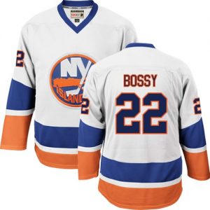 Pánské NHL New York Islanders dresy 22 Mike Bossy Authentic Throwback Bílý CCM