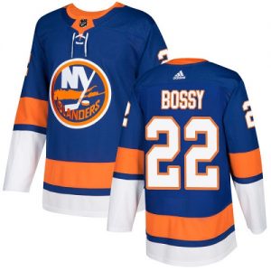 Dětské NHL New York Islanders dresy 22 Mike Bossy Authentic královská modrá Adidas Domácí