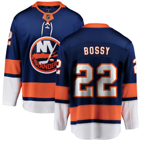 Pánské NHL New York Islanders dresy 22 Mike Bossy Breakaway královská modrá Fanatics Branded Domácí