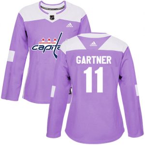Dámské NHL Washington Capitals dresy 11 Mike Gartner Authentic Nachový Adidas Fights Cancer Practice