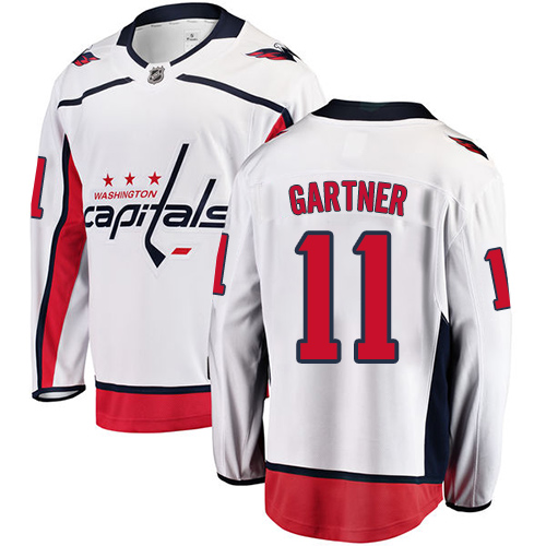 Pánské NHL Washington Capitals dresy 11 Mike Gartner Breakaway Bílý Fanatics Branded Venkovní