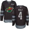 Pánské NHL Minnesota Wild dresy 4 Mike Reilly Authentic Černá Adidas 1917 2017 100th Anniversary