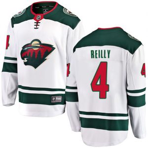 Pánské NHL Minnesota Wild dresy 4 Mike Reilly Breakaway Bílý Fanatics Branded Venkovní