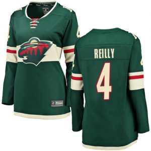 Dámské NHL Minnesota Wild dresy 4 Mike Reilly Breakaway Zelená Fanatics Branded Domácí