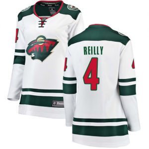 Dámské NHL Minnesota Wild dresy 4 Mike Reilly Breakaway Bílý Fanatics Branded Venkovní