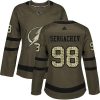 Dámské NHL Tampa Bay Lightning dresy 98 Mikhail Sergachev Authentic Zelená Adidas Salute to Service