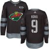 Pánské NHL Minnesota Wild dresy 9 Mikko Koivu Authentic Černá Adidas 1917 2017 100th Anniversary