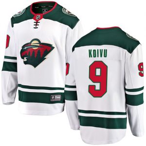 Pánské NHL Minnesota Wild dresy 9 Mikko Koivu Breakaway Bílý Fanatics Branded Venkovní