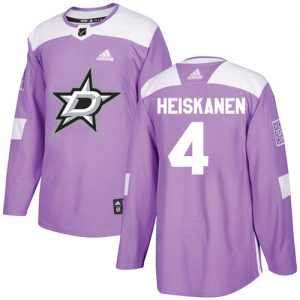 Dětské NHL Dallas Stars dresy 4 Miro Heiskanen Authentic Nachový Adidas Fights Cancer Practice