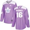 Pánské NHL Toronto Maple Leafs dresy 16 Mitchell Marner Authentic Nachový Adidas Fights Cancer Practice