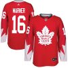 Pánské NHL Toronto Maple Leafs dresy 16 Mitchell Marner Authentic Červené Adidas Alternate