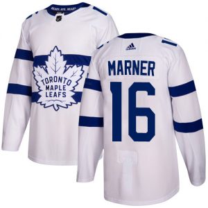 Pánské NHL Toronto Maple Leafs dresy 16 Mitchell Marner Authentic Bílý Adidas 2018 Stadium Series