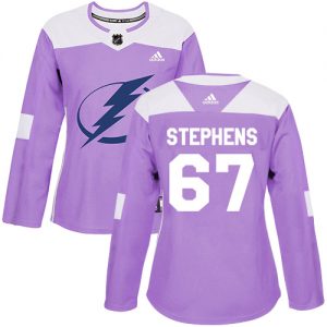 Dámské NHL Tampa Bay Lightning dresy 67 Mitchell Stephens Authentic Nachový Adidas Fights Cancer Practice