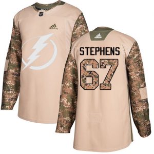 Dětské NHL Tampa Bay Lightning dresy 67 Mitchell Stephens Authentic Camo Adidas Veterans Day Practice