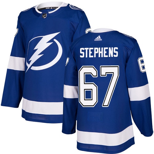 Dětské NHL Tampa Bay Lightning dresy 67 Mitchell Stephens Authentic královská modrá Adidas Domácí