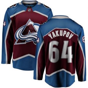 Pánské NHL Colorado Avalanche dresy 64 Nail Yakupov Breakaway Maroon Fanatics Branded Domácí