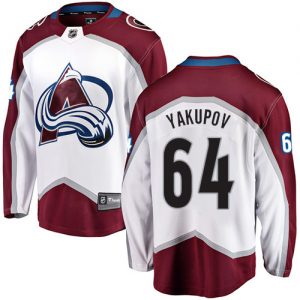 Pánské NHL Colorado Avalanche dresy 64 Nail Yakupov Breakaway Bílý Fanatics Branded Venkovní