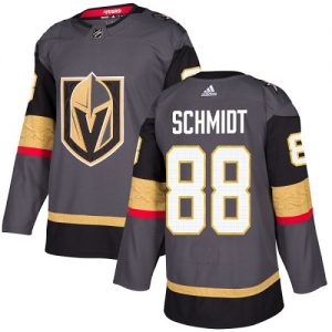 Dětské NHL Vegas Golden Knights dresy 88 Nate Schmidt Authentic Šedá Adidas Domácí