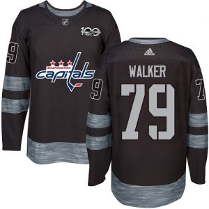Pánské NHL Washington Capitals dresy 79 Nathan Walker Authentic Černá Adidas 1917 2017 100th Anniversary