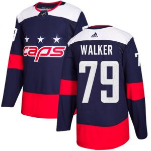 Pánské NHL Washington Capitals dresy 79 Nathan Walker Authentic Námořnická modrá Adidas 2018 Stadium Series