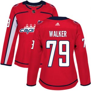 Dámské NHL Washington Capitals dresy 79 Nathan Walker Authentic Červené Adidas Domácí