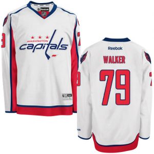 Dámské NHL Washington Capitals dresy 79 Nathan Walker Authentic Bílý Reebok Venkovní hokejové dresy