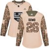 Dámské NHL Los Angeles Kings dresy 26 Nic Dowd Authentic Camo Adidas Veterans Day Practice