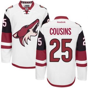 Dětské NHL Arizona Coyotes dresy 25 Nick Cousins Authentic Bílý Reebok Venkovní hokejové dresy