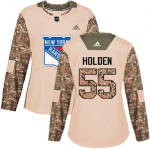 Dámské NHL New York Rangers dresy 55 Nick Holden Authentic Camo Adidas Veterans Day Practice