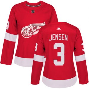 Dámské NHL Detroit Red Wings dresy 3 Nick Jensen Authentic Červené Adidas Domácí