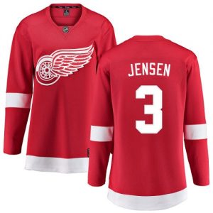 Dámské NHL Detroit Red Wings dresy 3 Nick Jensen Breakaway Červené Fanatics Branded Domácí