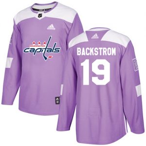 Pánské NHL Washington Capitals dresy 19 Nicklas Backstrom Authentic Nachový Adidas Fights Cancer Practice