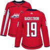 Dámské NHL Washington Capitals dresy 19 Nicklas Backstrom Authentic Červené Adidas Domácí