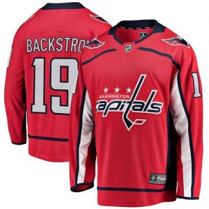 Pánské NHL Washington Capitals dresy 19 Nicklas Backstrom Breakaway Červené Fanatics Branded Domácí