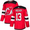 Dětské NHL New Jersey Devils dresy 13 Nico Hischier Authentic Červené Adidas Domácí