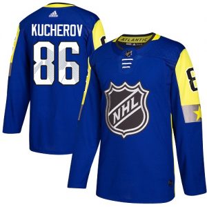 Pánské NHL Tampa Bay Lightning dresy 86 Nikita Kucherov Authentic královská modrá Adidas 2018 All Star Atlantic Division