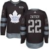 Pánské NHL Toronto Maple Leafs dresy 22 Nikita Zaitsev Authentic Černá Adidas 1917 2017 100th Anniversary