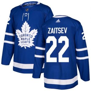 Pánské NHL Toronto Maple Leafs dresy 22 Nikita Zaitsev Authentic královská modrá Adidas Domácí