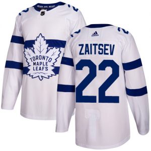 Pánské NHL Toronto Maple Leafs dresy 22 Nikita Zaitsev Authentic Bílý Adidas 2018 Stadium Series