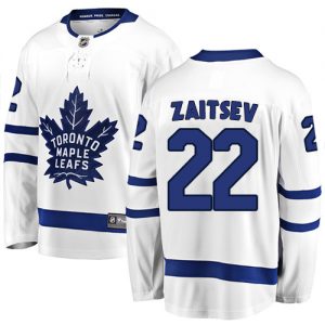 Pánské NHL Toronto Maple Leafs dresy 22 Nikita Zaitsev Breakaway Bílý Fanatics Branded Venkovní
